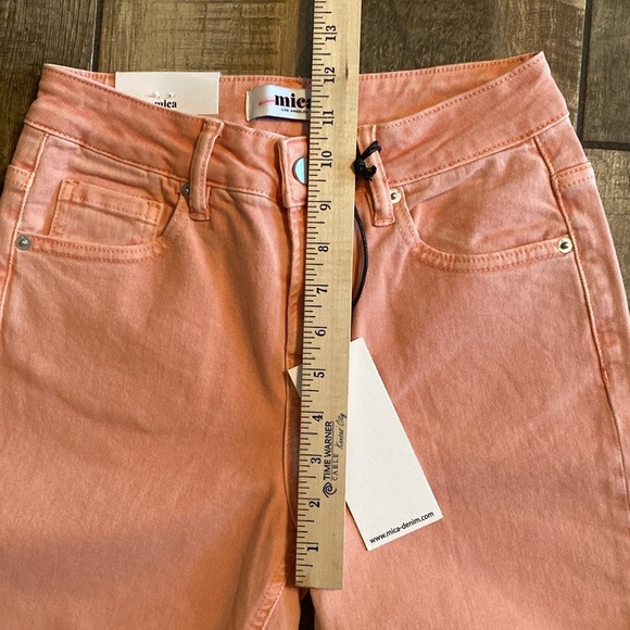 Mica Hazel high rise vintage straight Women's Pink Jeans 🆕 - Picture 7 of 11